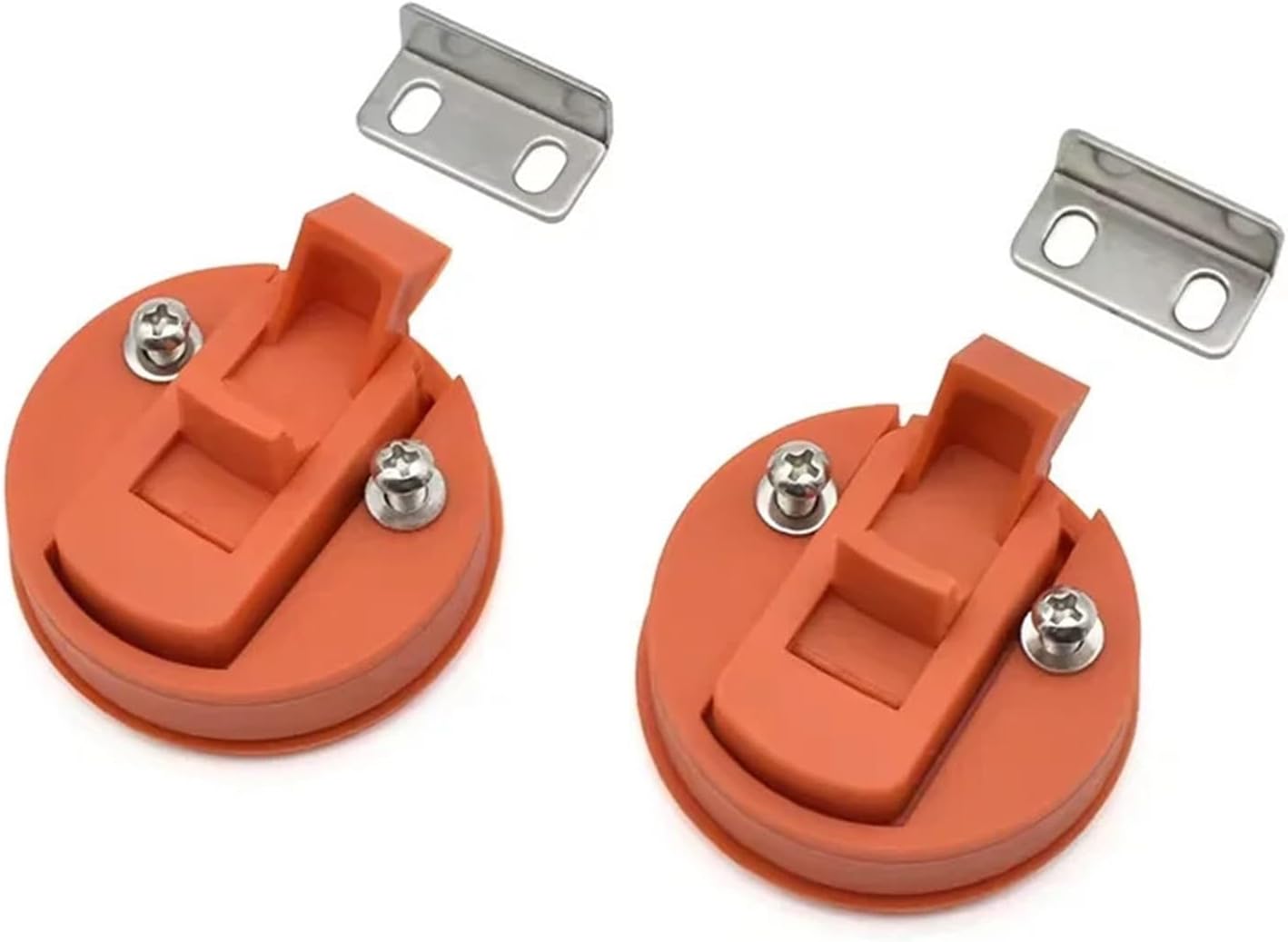 Plastic Round Lock Pull Ring Handle Cam Machinery Use Flush Boat Latch for RV Marine Trailer 1Pcs