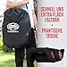 HEYNER® KIDS Kindersitz i-Size faltbar | mit und ohne Isofix nutzbar | Autokindersitz für 3,5-12 Jahre (100-150 cm)