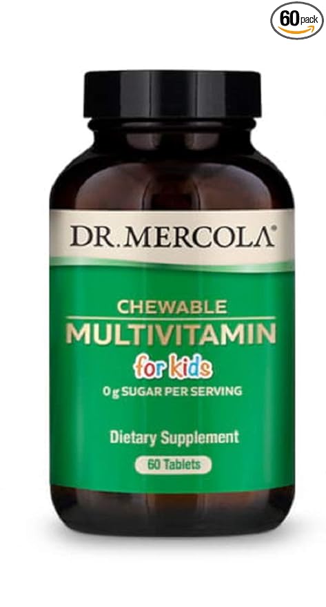 Dr. Mercola, Premium Supplements, Chewable Multivitamin for Kids, 60 Tablets