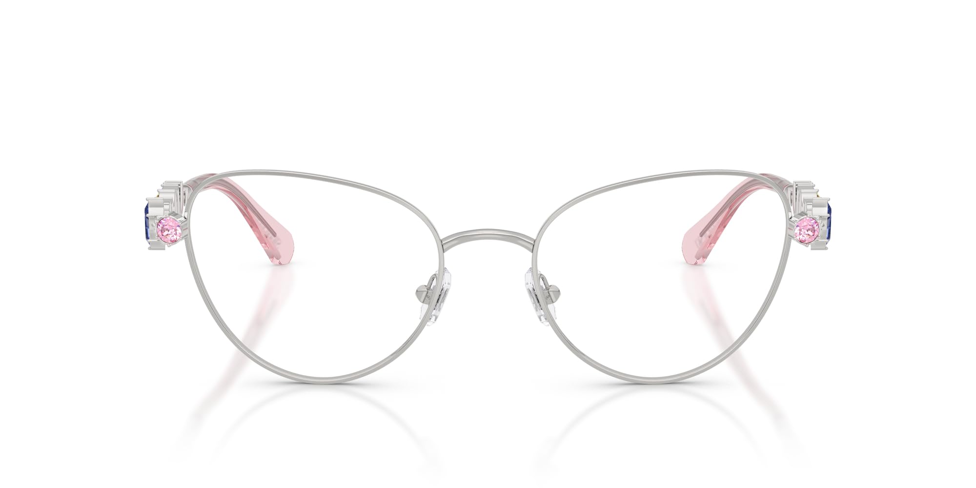 Swarovski SK1024 Prescription Eyewear Frames, Silver/Demo Lens, 51 mm