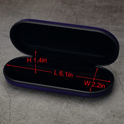 Image of Vemiss Hard Shell Eyeglass Cases, Lightweight Portable Glasses Case for Women Men