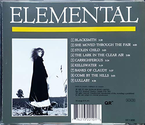 Loreena Mckennitt -.Cd Elemental - 1985 - Importado