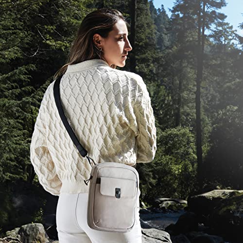 Travelon Origin-Sustainable Anti-Theft-Slim Bag, Driftwood #TOP1