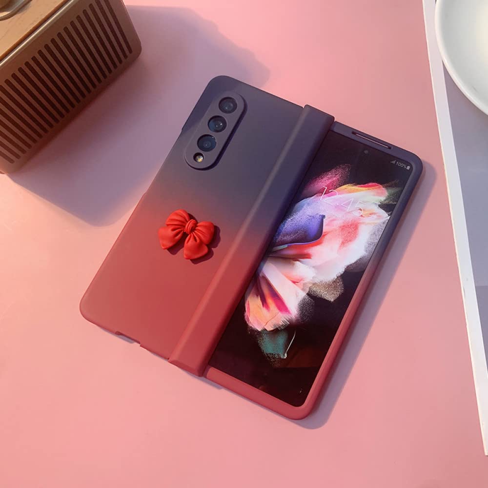 Coque Galaxy Z Fold 4 dégradé chic et étui de protection élégant sans support