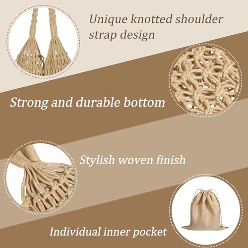 Bolso de playa tejido para mujer bolsa tote de hombro miniatura 5