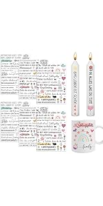 Aperol Spritz Aufkleber Set - Kreative Transferfolien Für Gläser & Dekoration