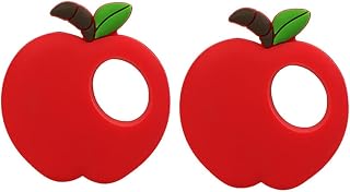 SECFOU 2 Pçs Vara De Dentição Silicone Brinquedos Do Bebê Mordedor Infantil Mastigar Brinquedos Molar Mordedor Brinquedos Para Bebês Brinquedo Infantil Mordedores De Frutas Para Bebês