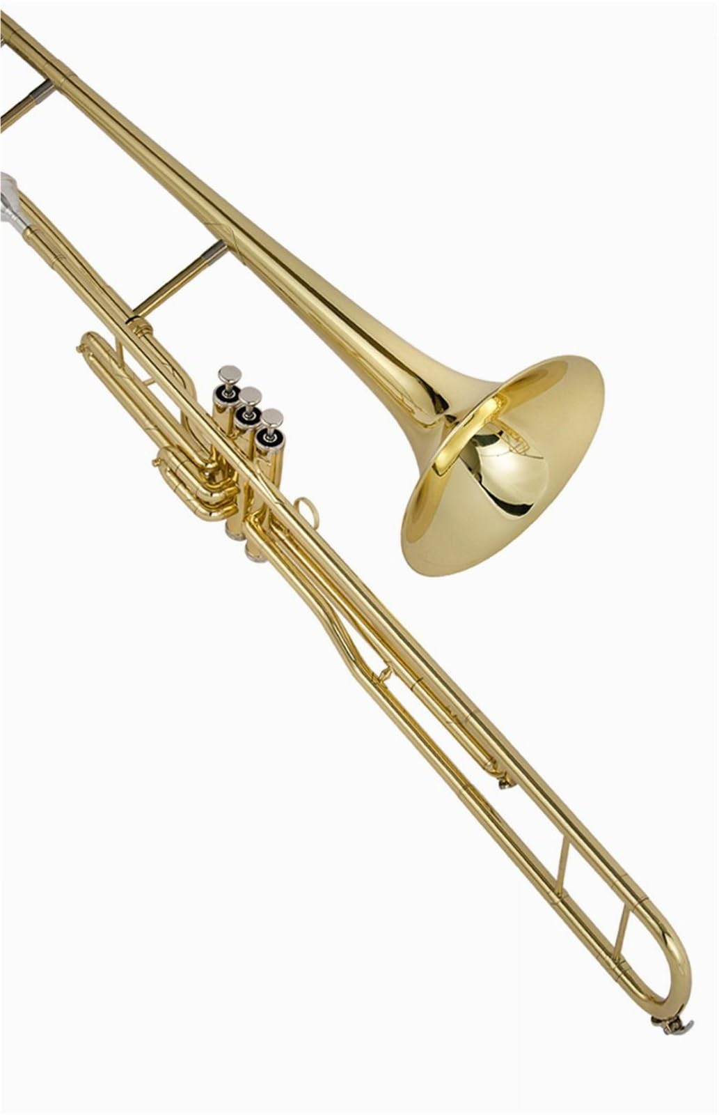 Aufrechte Marschposaune Bb-gestimmtes Blasinstrument Professionelle Leistung Profiposaune