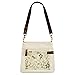 Creative Brands Cotton Canvas Crossbody Tote/Purse with Adjustable Strap, Loved