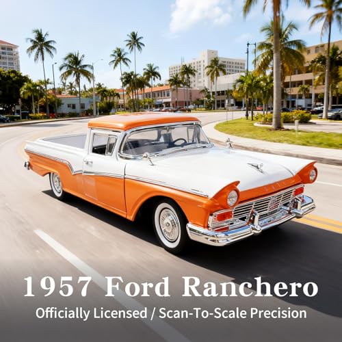 Ford Ranchero 1957 1:18 Modelo Diecast Metal miniatura 2