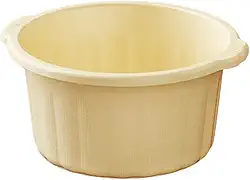 Bacia para escalda-pés, pedicure, spa para pés, banheira portátil resistente, banheira de imersão para massagem relaxante em casa, Amarelo