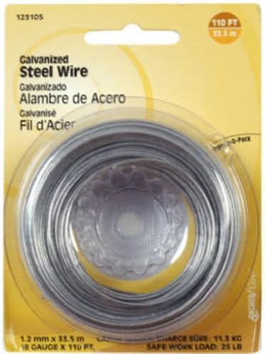 The Hillman Group 123117 28 Gauge Galvanized Display Package, 100-Feet, 1-Pack