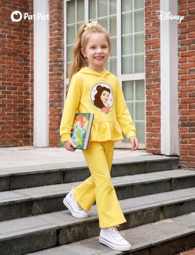 Image of Disney Marvel Outfits for Girls Long Sleeve Hoodie Pants Sets Fall Winter