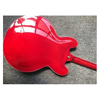 AMINIY Guitare électrique Touche en Bois de Rose en Bois Complet Acoustique Stringélectrique Guitare de Guitare Rouge… - Les Beatles, Paul McCartney, John Lennon, RIngo Starr, George Harrison AMINIY Guitare électrique Touche en Bois de Rose en Bois Complet Acoustique Stringélectrique Guitare de Guitare Rouge… – Image 6