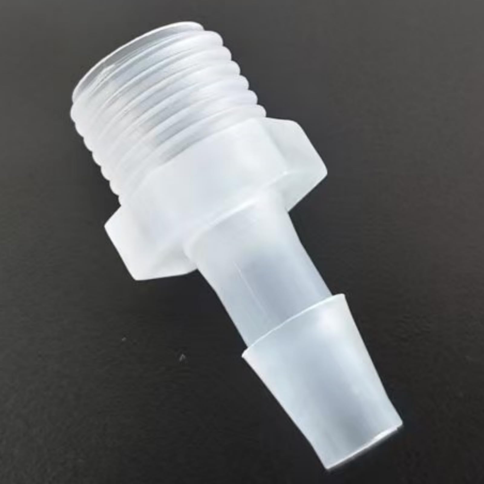 Adaptador de rosca macho 1/4G – Conector de manguera de plástico PP duradero for maquinaria de laboratorio y alimentos – Paquete de 50(1/4inch 6.4mm)