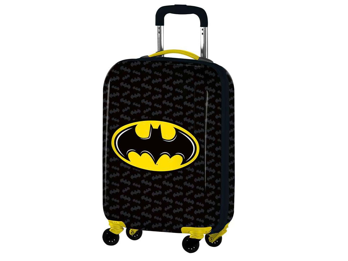 Trolley Rigido Batman Bambino ABS/PC 31L Serratura Combinazione 4 Ruote Licenza Ufficiale Warner