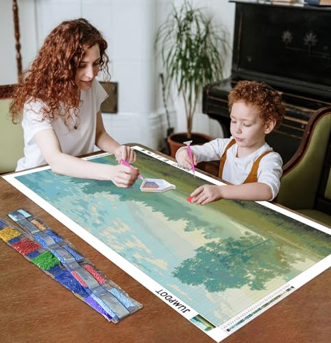 Kit de diamond painting 5D Jumpdot para personalizar tu habitación con manualidades de adultos 2