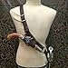 SIQITECHNO Medieval Leather Shoulder Sword Frog Strap Double Sword Holster Knights Pirate Scabbard Dagger Holder Waist Belt Brown