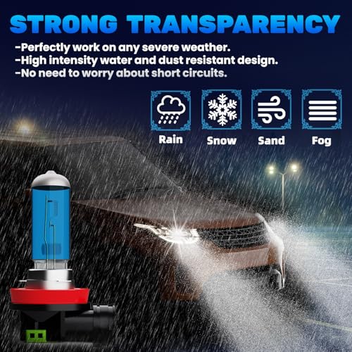 Image of Fog lights Fit For Dodge Ram 2019-2020 Halogen Headlight Bulbs,h11 Fog Lights Bright Lights Combo,Plug & Play,Pack of 2 (Dodge Ram 2019-2020 Halogen Fog Lights)