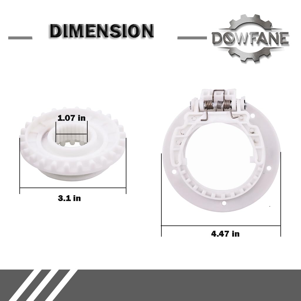 Washer Clutch Gear Coupling DC97-18439A Compatible with Samsung Washer