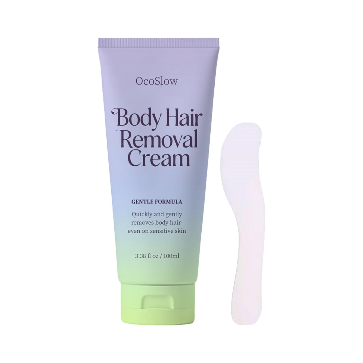 Body Hair Removal Cream with Spatula Applicator, Hair Removal Cream For Sensitive Skin, Gentle Formula, Safe for Sensit
