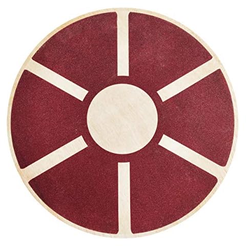 Signature Fitness Non-Slip Wooden Wobble Board Cover