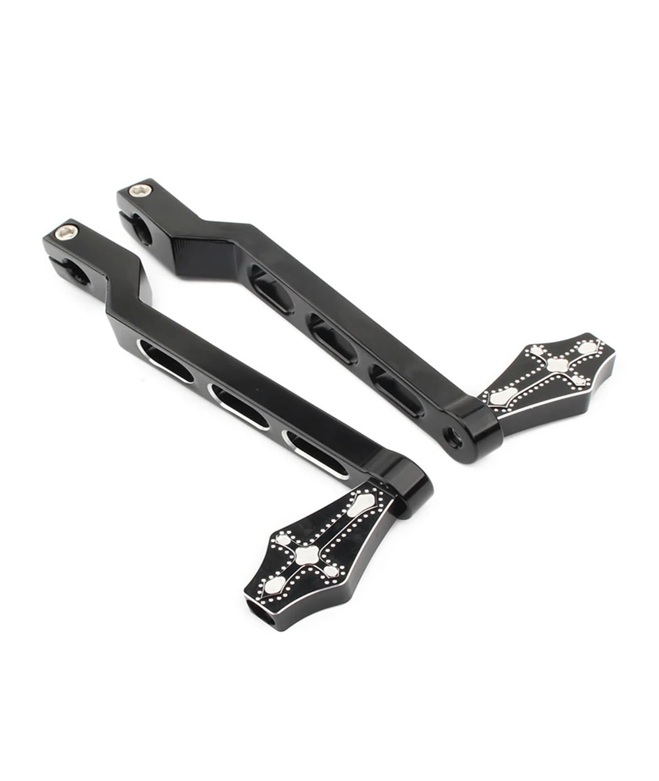 LBCSRMH Motorcycle Gear Lever Motorcycle Gear Shift Lever Shifter Pegs Heel Toe Footrest for Touring for Softail FLST for Road King for Electra Glide