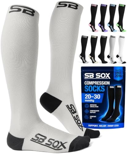 SB SOX Compression Socks (20-30mmHg) for Men & Women