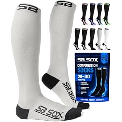 SB SOX Compression Socks for Men & Women (20-30mmHg) | Best Quality Compression Socks for Flying, Medical, Sports, Wide Calf Fit, Pregnancy, and Daily Wear. Trusted since 2016.