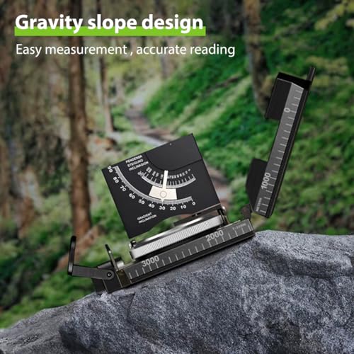 Image of Proberos High Precision Multifunctional Compass with Glow in Dark Dial Military-Level Camping Compass with Sighting Gradiomete Portable for Hiking 1 PCS