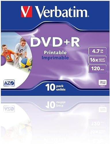 Verbatim 10 DVD + R 4,7 Go 16x boitier