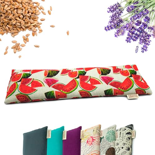 Saco Termico Microondas (43x12 cm) - Alivio Natural para Dolor Cervical, Lumbar y Menstrual, Uso en Calor o Frio - Gran Retencion de Calor - Muy duradero con Tela de Primera Calidad - Aroma a Lavanda