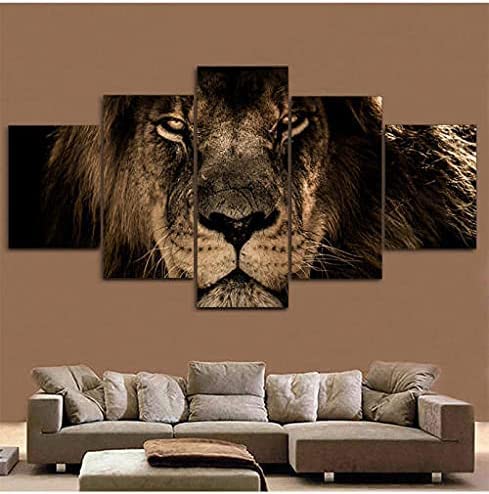 Tableau Déco Murale Toile 150x75 Cm Motif Animal Moderne - Impression Haute Qualité Pour Salon Et Chambre