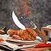 ZONGHAI Boning Knife, Fillet Knife Hand Forged- 5.5inch Curved Knife with Rosewood Handle - Multipurpose Chef Knives for Fruits, Vegetables, Meat, Pizza