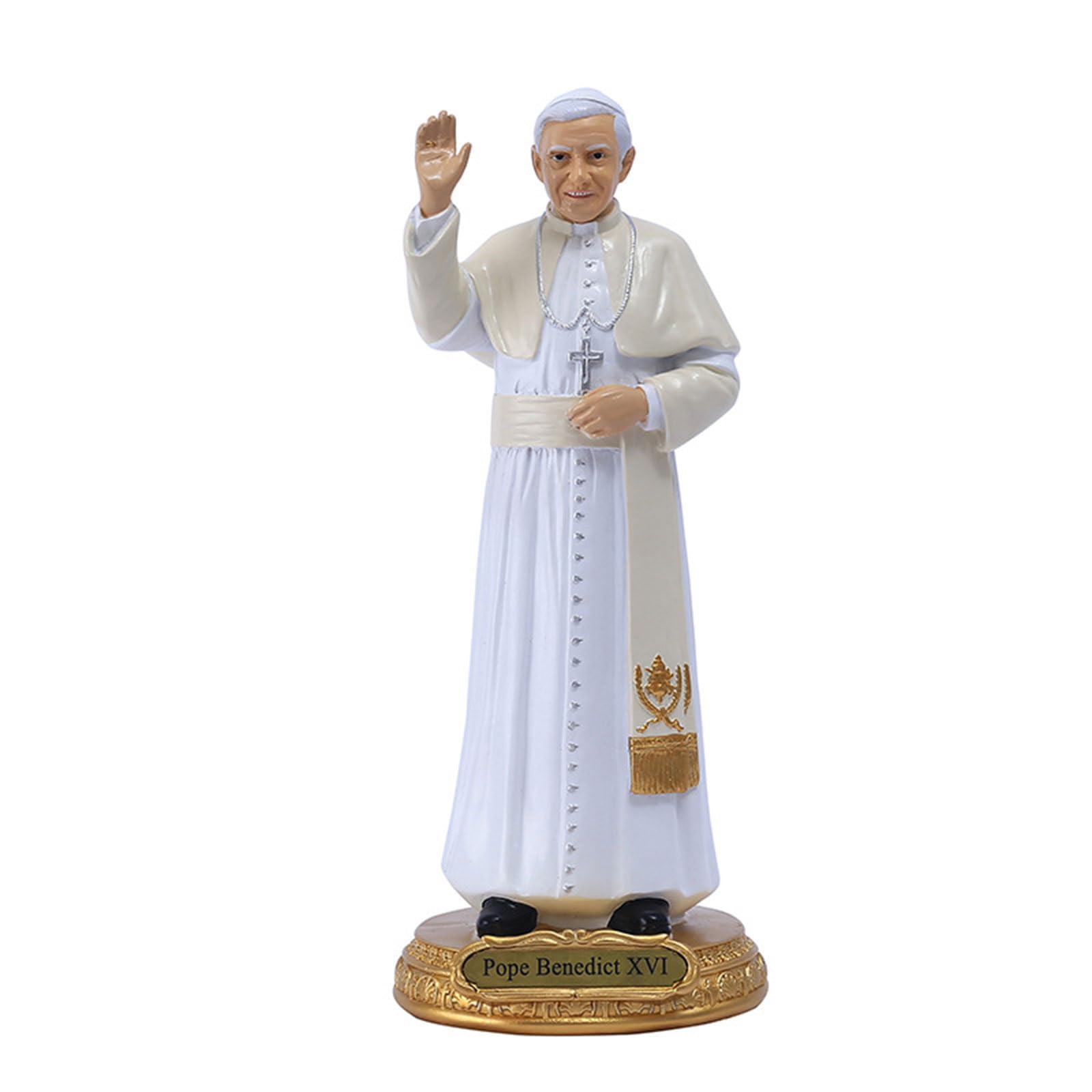 Tsophreniq Religious Catholic Holy Figure Rotatable Sculpture Beautiful Decorative Piece Craft for Home and Decorations Traditional Culture