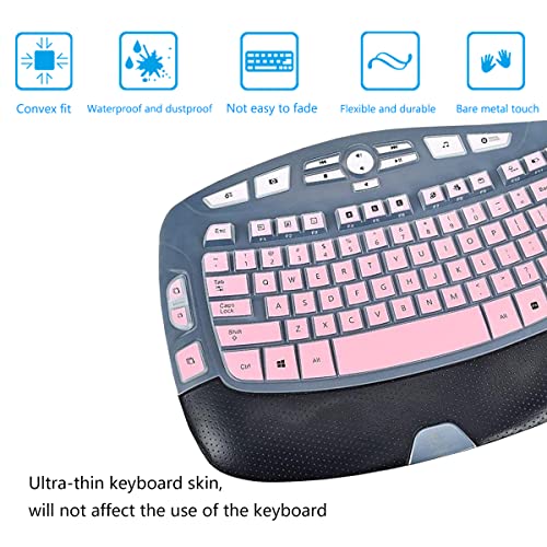 Protector de teclado i-Tensodo para Logitech K350 MK550 MK570 miniatura 6