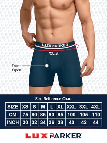 Image of LUX PARKER Men's Cotton Modern Solid Trunks