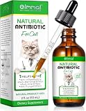 Natürliche Antibiotika für Katzen, Katzen-Antibiotika für Infektion, Unterstützt Immunsystem & Allergie Relief, Juckreiz Linderung, Katze Antibiotika für Harnwegsinfektion (UTI), 60ml