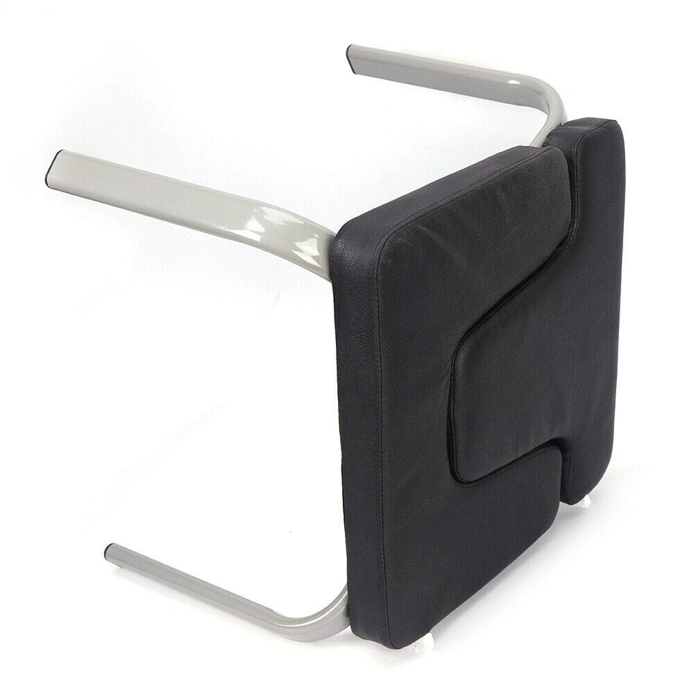 Sgabello da yoga in poliuretano e acciaio tubolare per yoga, capacità di carico circa 200 kg, montaggio rimovibile, pieghevole, per panca da meditazione, supporto plank, yoga, 43 x 42 x 37 cm