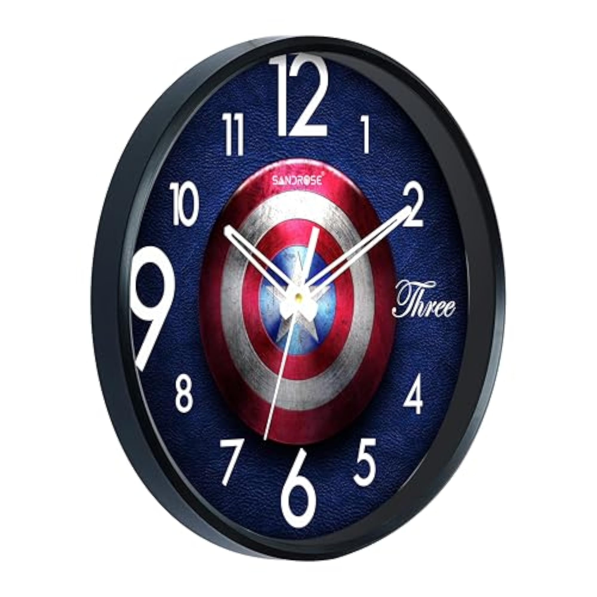 10 inch Plastic Round Wall Clock for Living Room