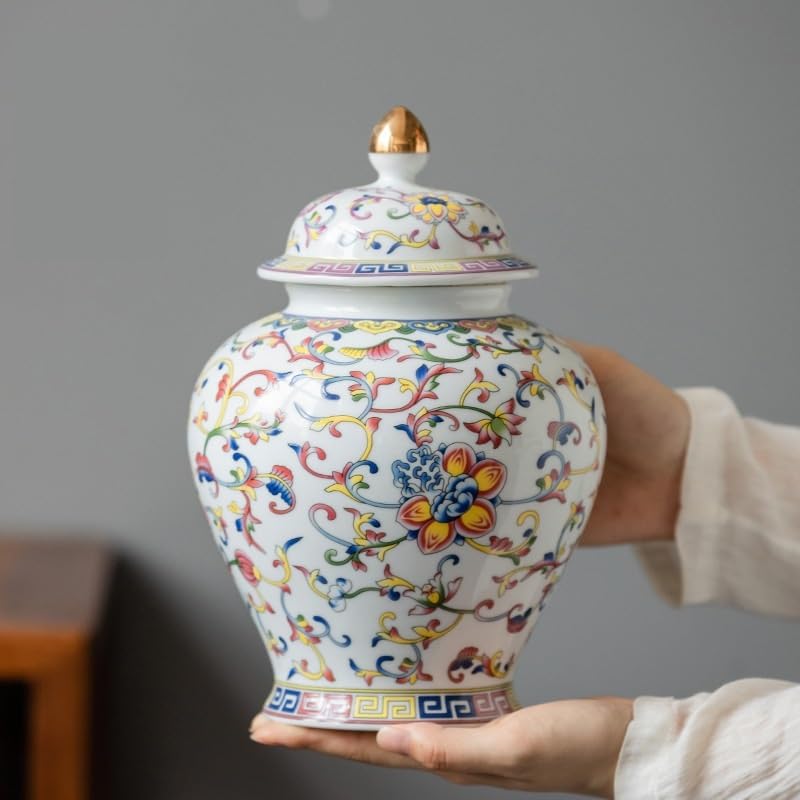 CMBSSTFC Słoik na cukier Ceramiczny pojemnik na herbatę Duża szczelna puszka na żywność Słoik do przechowywania Kanistry kuchenne Ceramiczny słoik do przechowywania żywności Pojemnik na herbatę