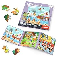 Aolso Magnetspiel 3-in-1 – 25-42 Teile Magnetpuzzle Für Kinder, Dinosaurier-Thema, Reisespielzeug Für Kleinkinder, Fördert Motorik & Kognition