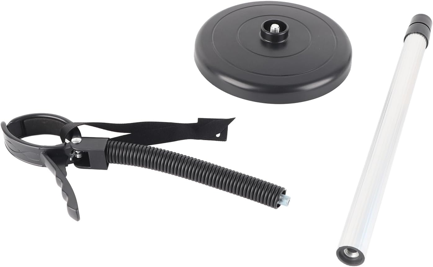 Dryer Stand Holder Stable Base Hair Dryer Stand with Flexible Neck for Blowing Hairs