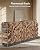 Mars Explo 12ft Firewood Log Rack with Cover Outdoor, Heavy Duty Indoor Outdoor Firewood Storage Log Rack with Cover Combo Set Black