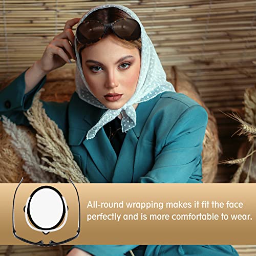 Skyoak Brilliant 2 Pack Bifocal All-Round Wrapping Reading Sunglasses For Women Outdoor Driving/Photographing/Reading Uv 400 Protection Classic Sun Readers Fit For All Face(1 Tortoise& 1 Black) +2.5 #TOP3