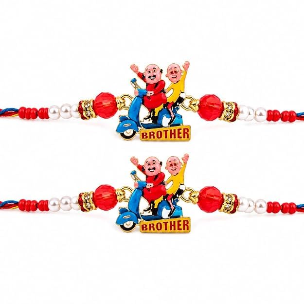 Cartoon Character Rakhi for Kids Boys | Cute Designer Kids Rakhi Bracelet for Brother | Colorful Cartoon Theme Raksha Bandhan Rakhi | Soft Comfortable Thread Rakhi Gift for Children-image-34