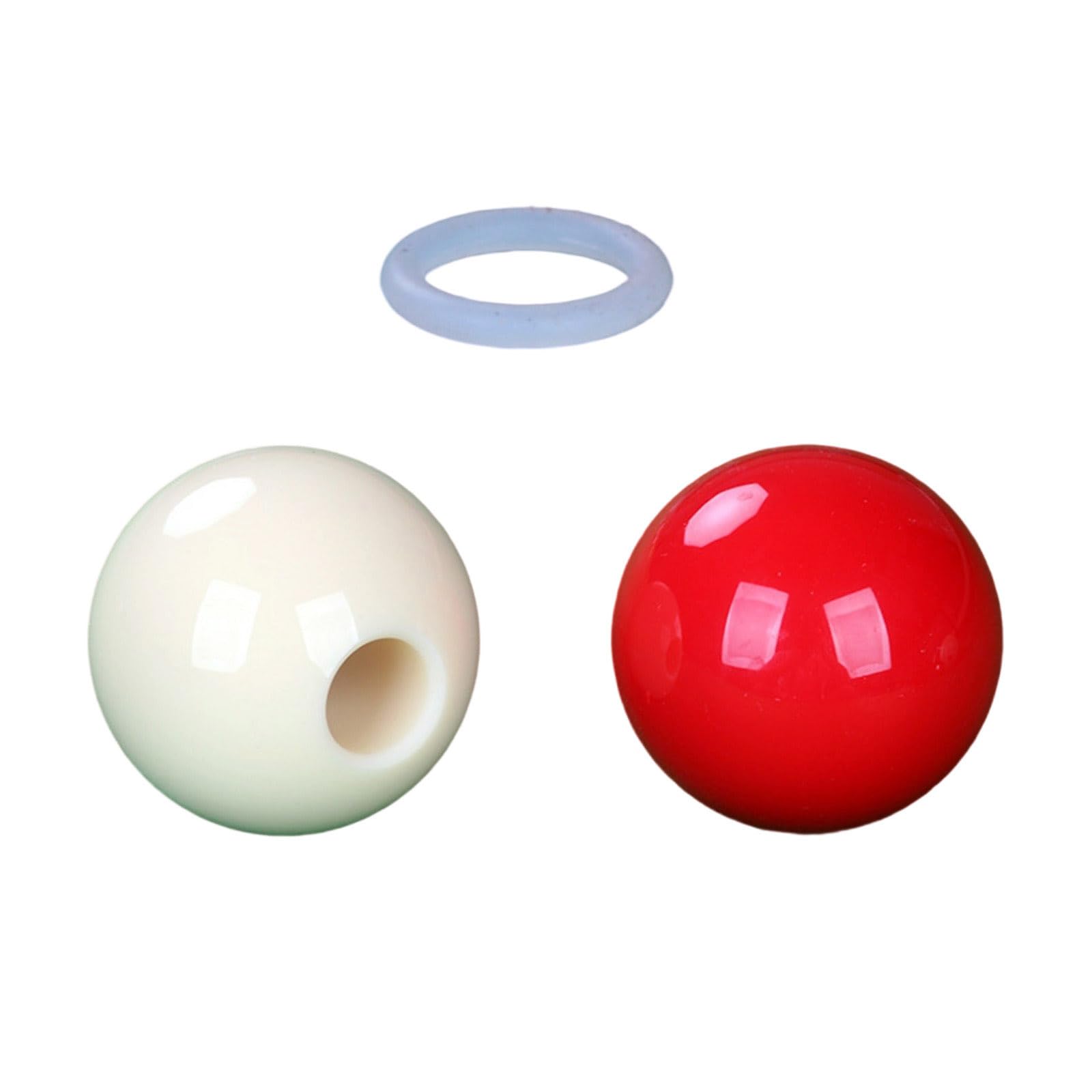 Tsophreniq Snookers Training Ball Billiard Strokes Exerciser with Hole Portable Billiard Strokes Trainer Pool Table Accessories Billiards Cue Ball with Hole Training Tool