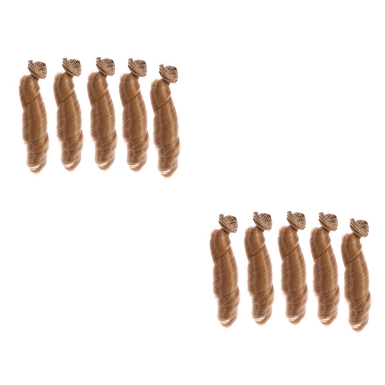 Lurrose 10 Pcs Straight Wigs Tool Wild Hearts Crew Curly Closure Wig Human Hair Curly Wigs Curly Human Hair Wig Curls Doll