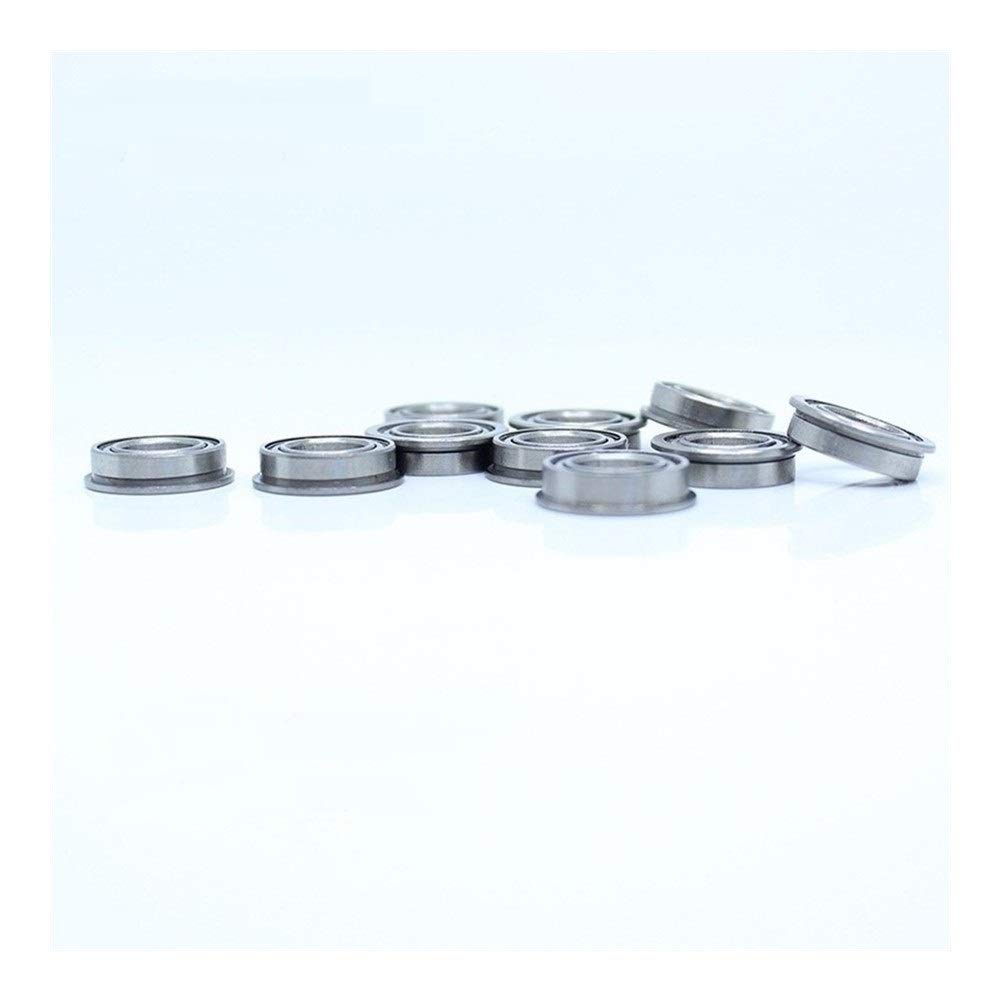 Doppi cuscinetti a sfere a rulli sigillati in gomm 10 cuscinetti a sfera in miniatura flangiati MF148-2RS 8X14X4mm Doppi cuscinetti a sfere a rulli sigillati in gomm 10 cuscinetti a sfera in miniatura flangiati MF148-2RS 8X14X4mm