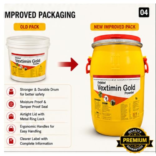 Image of Veqtis CHEALATED Mineral Mixture VEQTIMIN Gold (25 KG Drum)